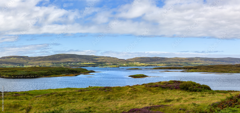 Lake Dunvegan, Loch Dunvegan, in the Isle of Skye