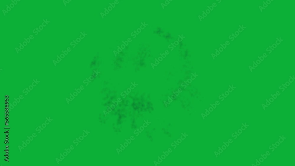 Purple fireworks animation in green screen Purple fireworks animation in green screen