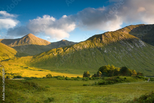 Vista near Glen Etive, Loch Etive, Highlands, United Kingdom, Scotland, October 2008