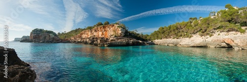 panoramic view of the bay of mallorca