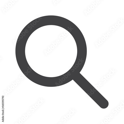 Search icon vector. Magnify sign