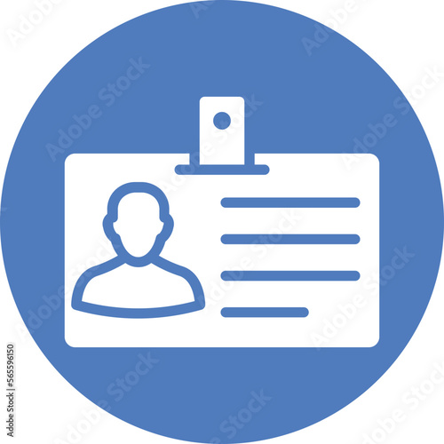 Business card, employee card  Vector Icon which can easily modify or edit
