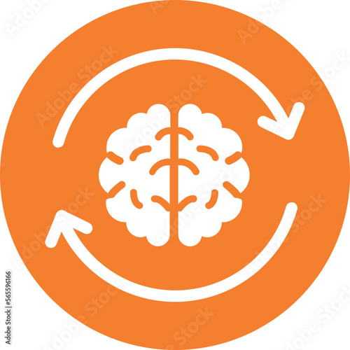  Brain, inspiring change  Vector Icon which can easily modify or edit

