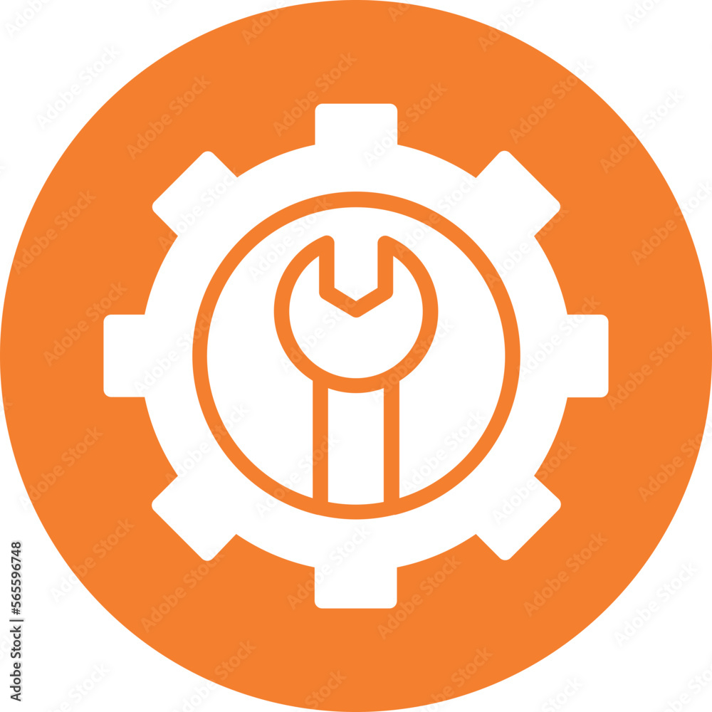 Cog, cogwheel Vector Icon which can easily modify or edit

