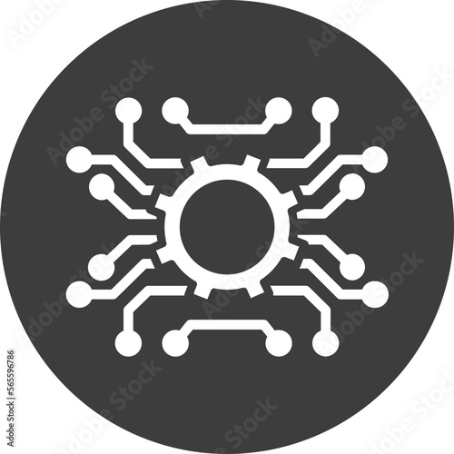 Automated service, business intelligence Vector Icon which can easily modify or edit 