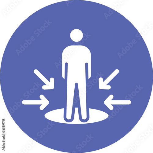 Customer centricity, Job pressure Vector Icon which can easily modify or edit


