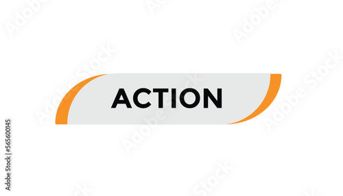 Action button web banner templates. Vector Illustration
