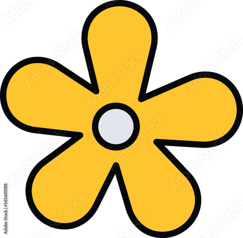 Flower Vector Icon
