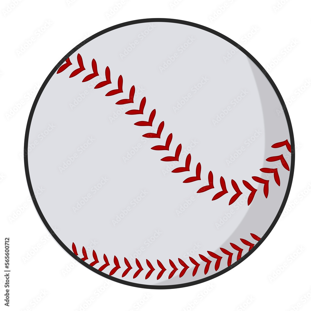 Baseball illustration on transparent background. Baseball illustration on transparent background.