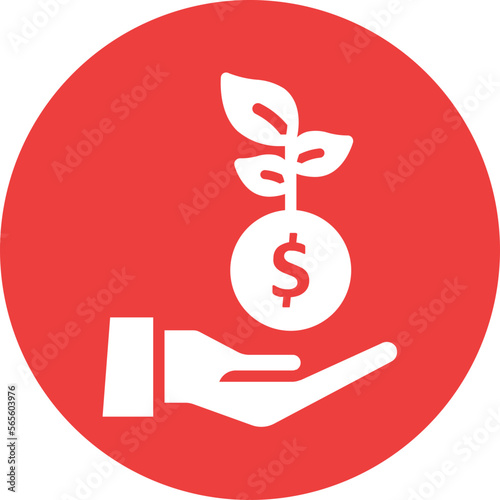 Money growth, Benevolence Vector Icon which can easily modify or edit
