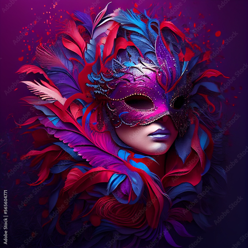 beautiful Carnival festival mask beautiful Carnival festival mask