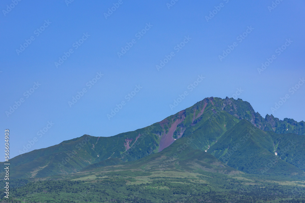 Fototapeta premium 北海道 利尻島 利尻山 