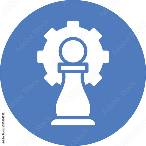 Chess, chess paws Vector Icon

