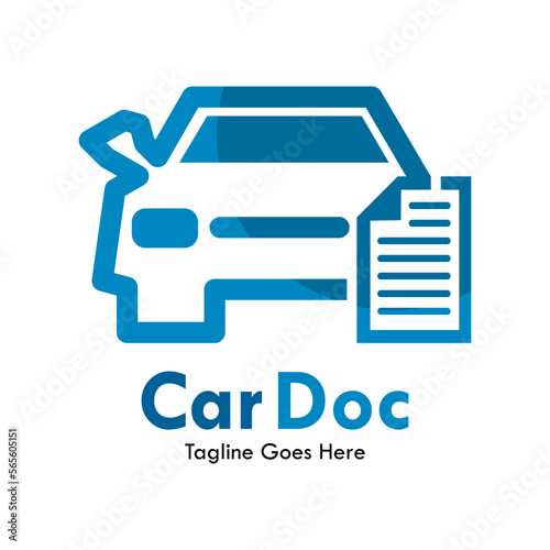 Car doc logo template illustration