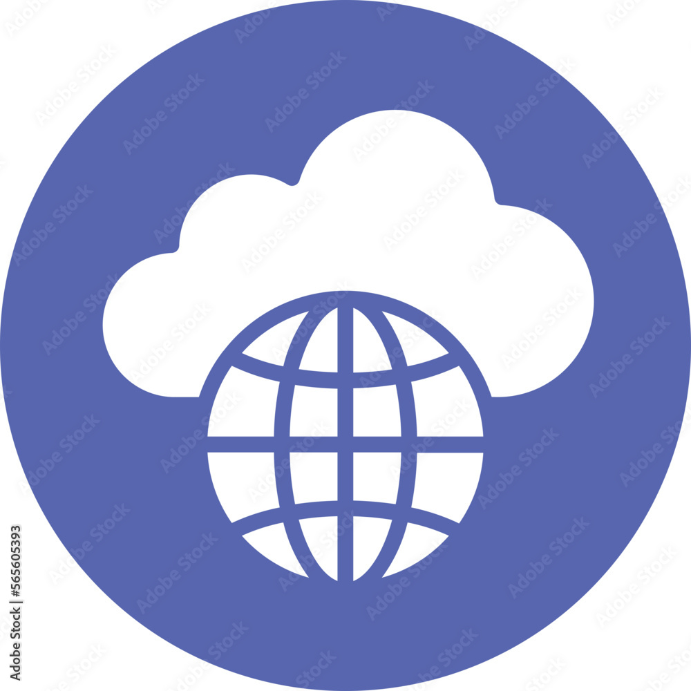 Cloud connectivity, cloud service Vector Icon
Cloud connectivity, cloud service Vector Icon