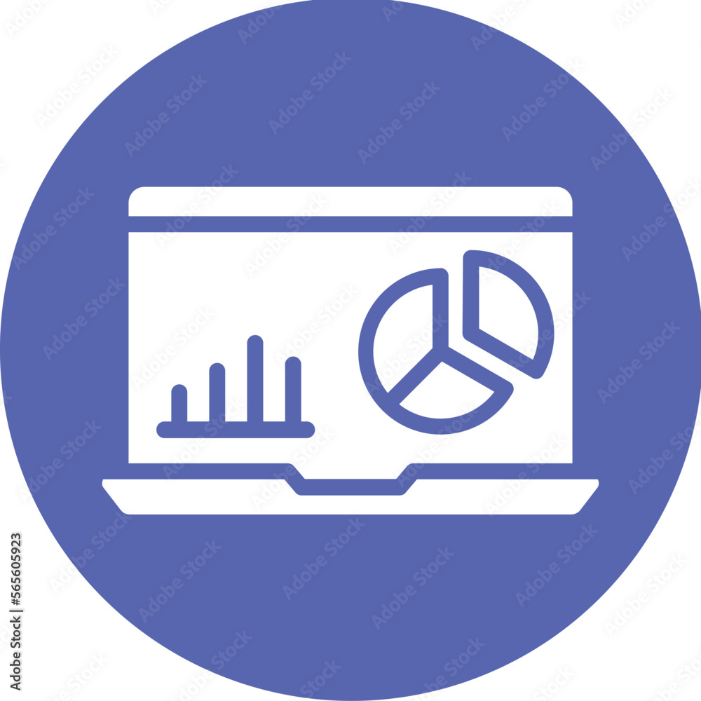 Obraz premium Analysis, chart Vector Icon 