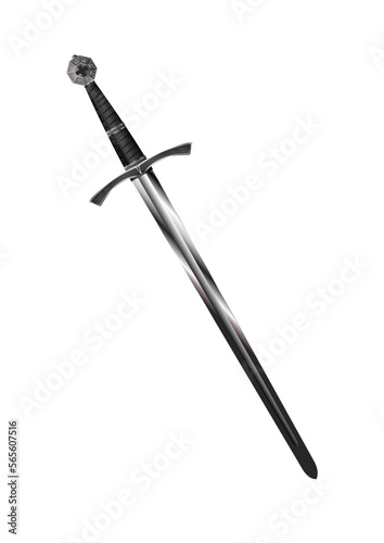 sword isolated on white background