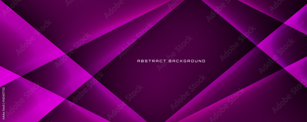 3D purple techno abstract background overlap layer on dark space with light line decoration. Graphic design element cutout style concept for banner, flyer, card, brochure cover, or landing page 3D purple techno abstract background overlap layer on dark space with light line decoration. Graphic design element cutout style concept for banner, flyer, card, brochure cover, or landing page