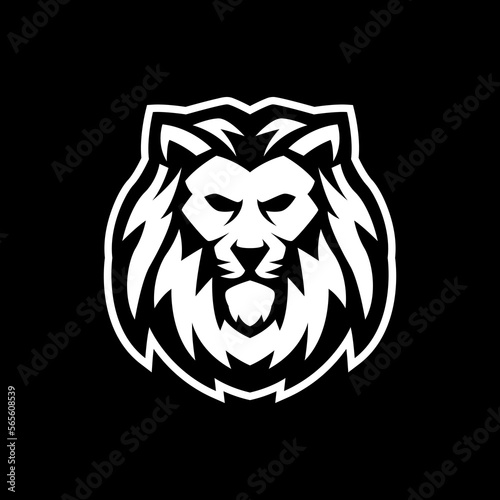 Lion King Head Mascot Sports Logo Design Templates