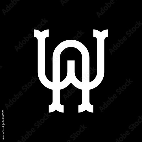 WA Monogram Logo Design Templates