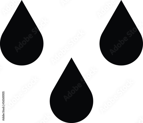 Water drops Vector Icon
