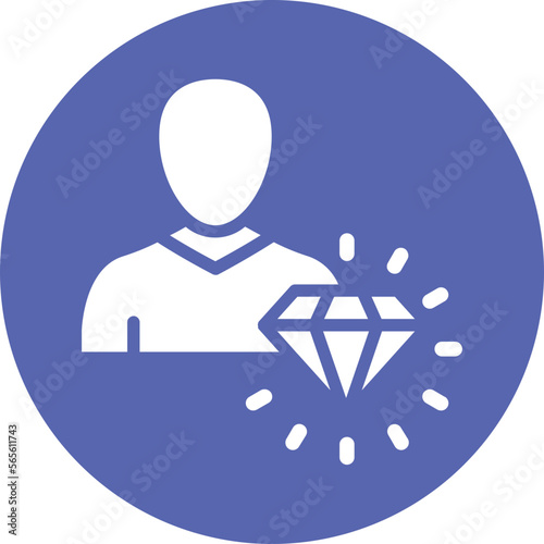  Customer lifetime value, investor Vector Icon
