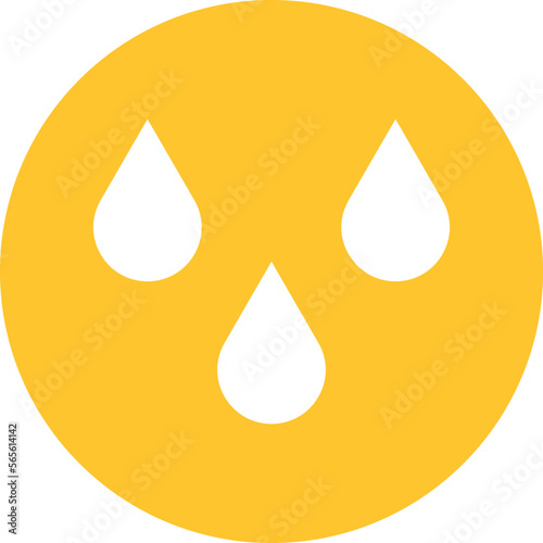 Water drops Vector Icon
