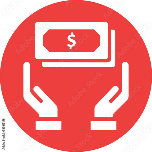 Dollar, donation Vector Icon

