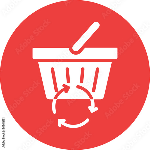 Basket, e commerce Vector Icon

