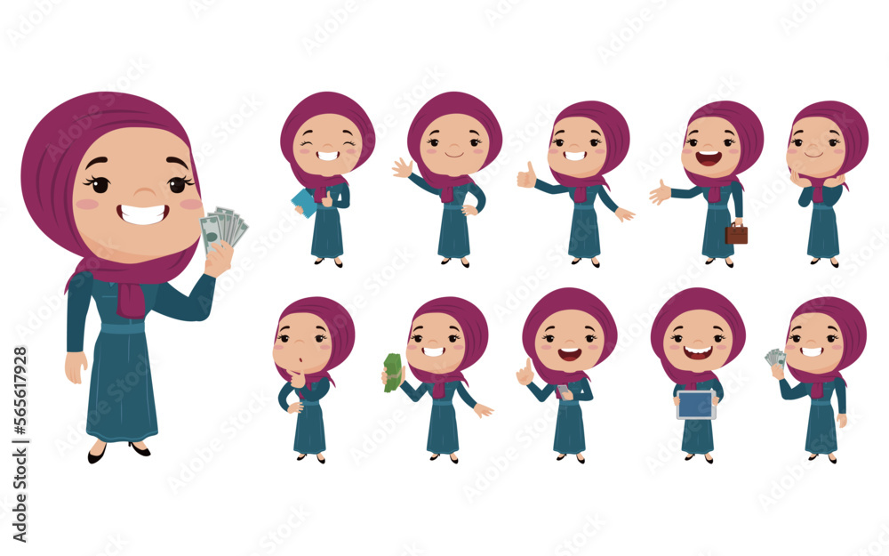 People Set - Arab - Set of business people People Set - Arab - Set of business people