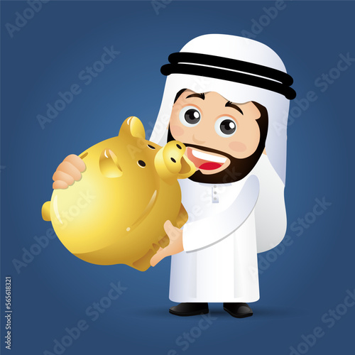 People Set - Arab  - Set of business people