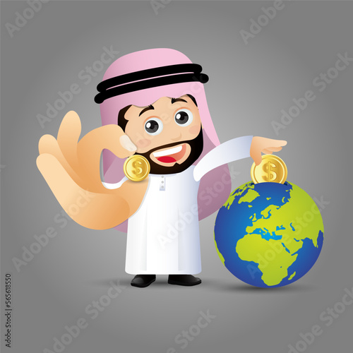 People Set - Arab  - Set of business people