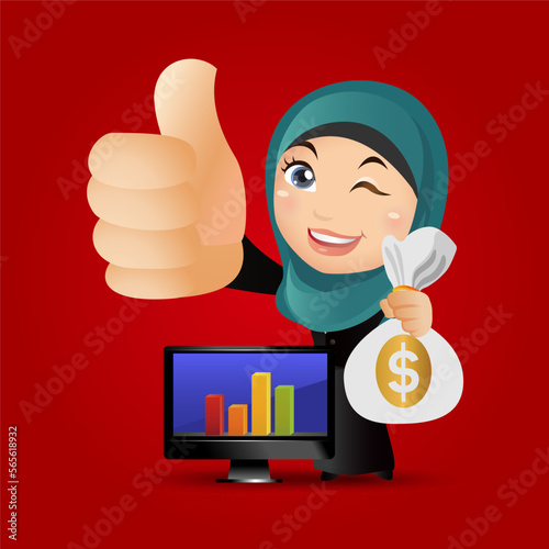 People Set - Arab  - Set of business people
