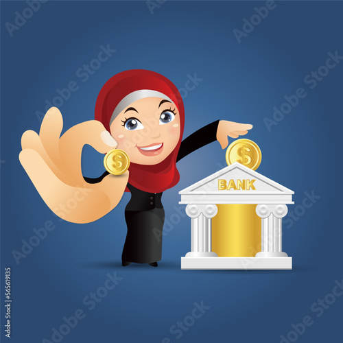 People Set - Arab  - Set of business people