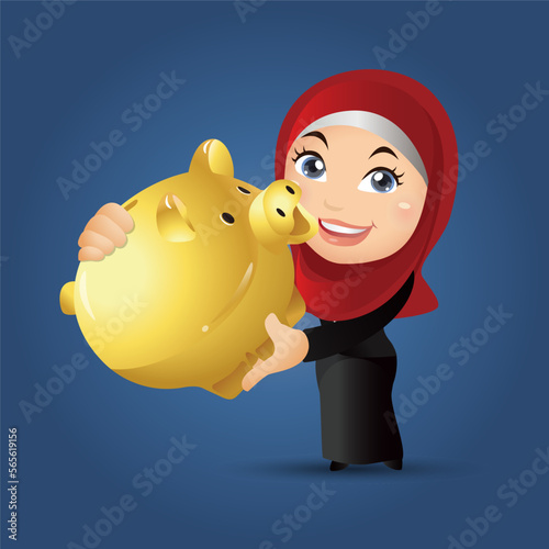 People Set - Arab  - Set of business people