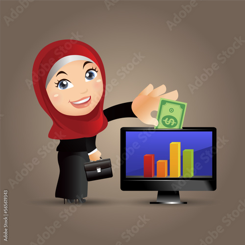 People Set - Arab  - Set of business people