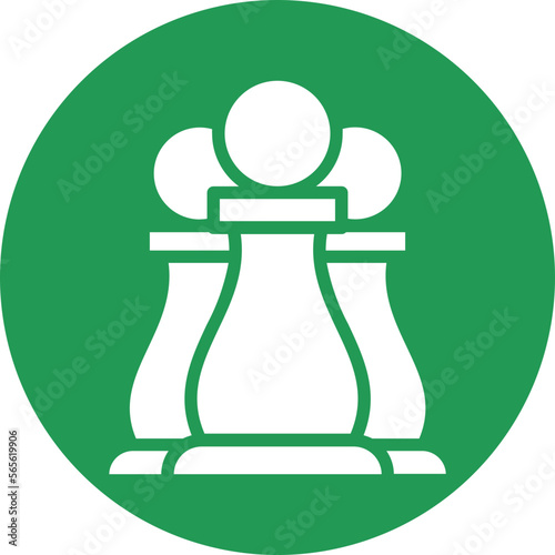 Authority, chess Vector Icon
