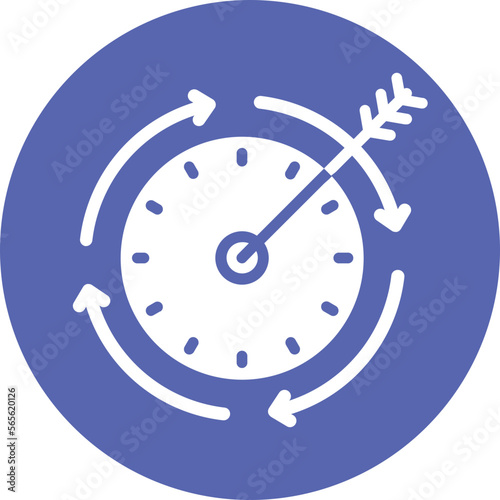 Deadline, most important task Vector Icon

