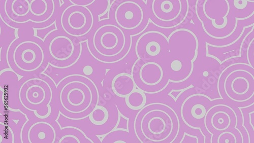 Abstract Circle Background Video, 4K Purple Geometry Motion Background Loop