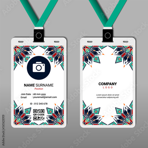 ID Card Design for Business or Company