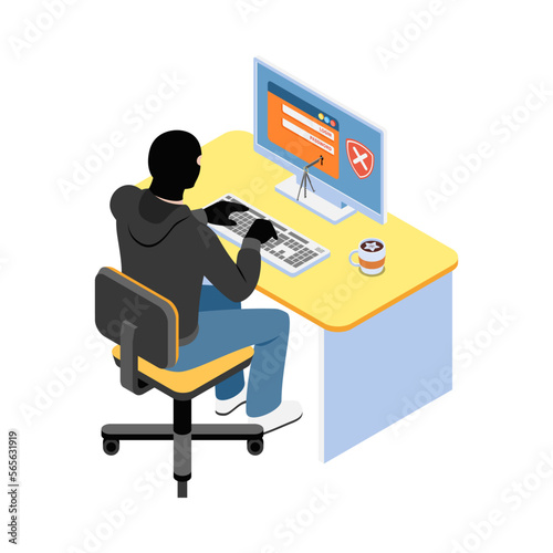 Cyber Thief Workplace Composition