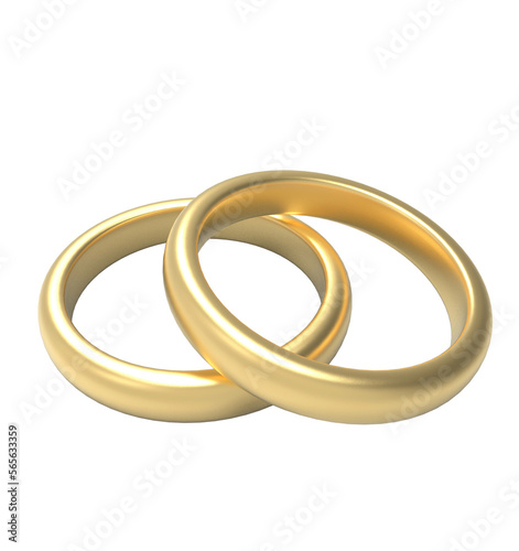 Gold ring PNG format element easy to use