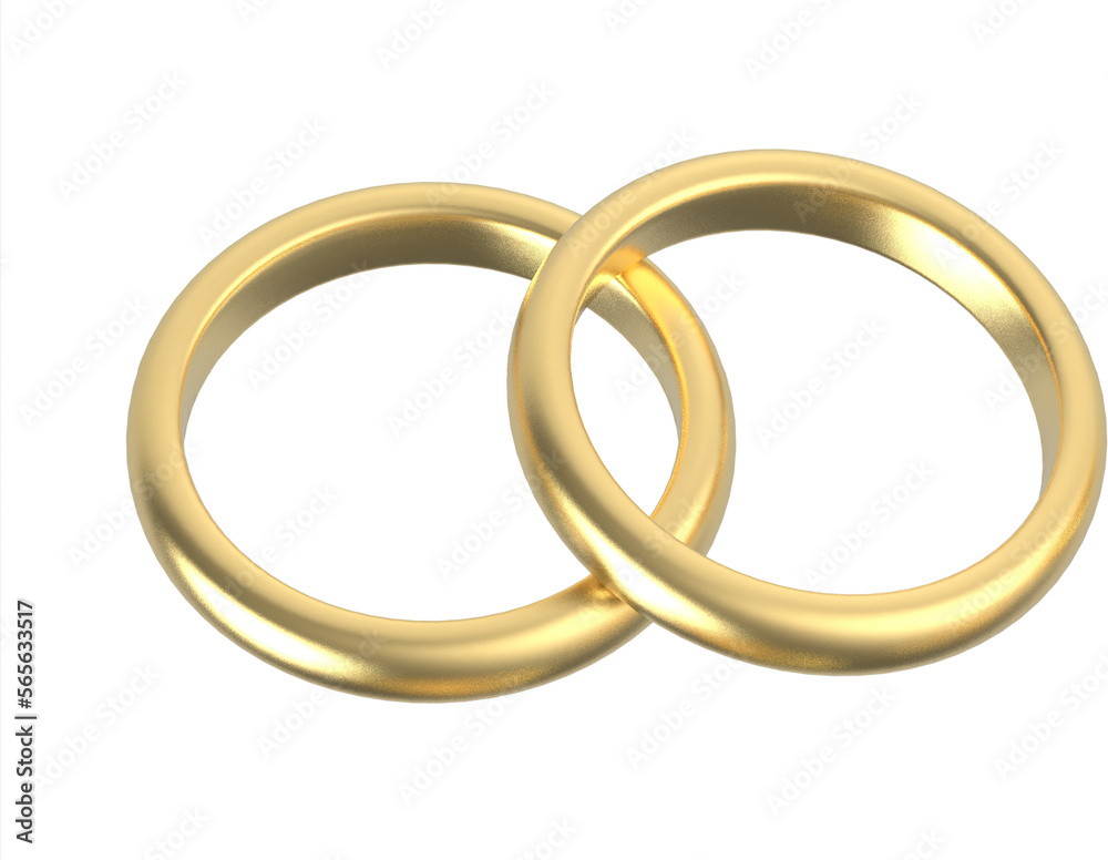 Gold ring PNG format element easy to use