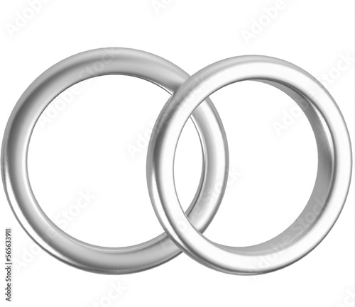 Platinum ring PNG format element easy to use silver ring PNG