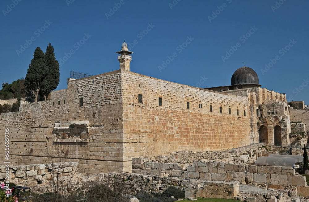 Israel. Jerusalem.
Al-Aqsa Mosque.
Muslim shrine.

