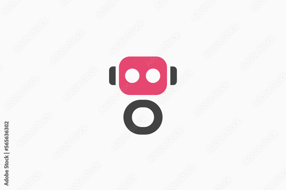 Illustration vector graphic of funny robot character Illustration vector graphic of funny robot character