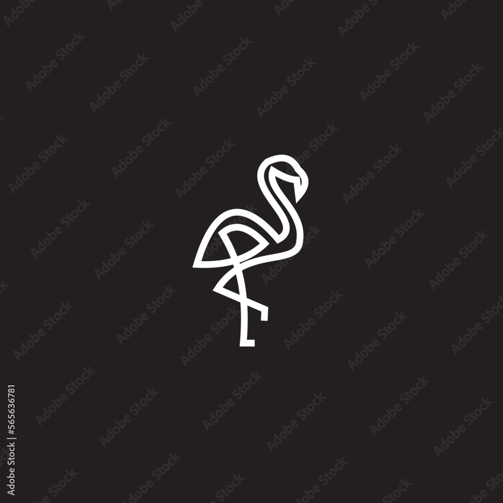 Flamingo animal logo vector design , illustration tmplate. Flamingo animal logo vector design , illustration tmplate.
