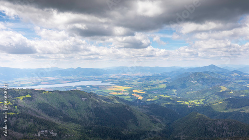 panorama of the mountains  slovakia