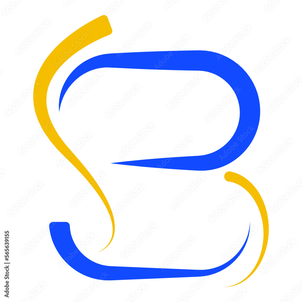 letter b logo illustration vector letter b logo illustration vector