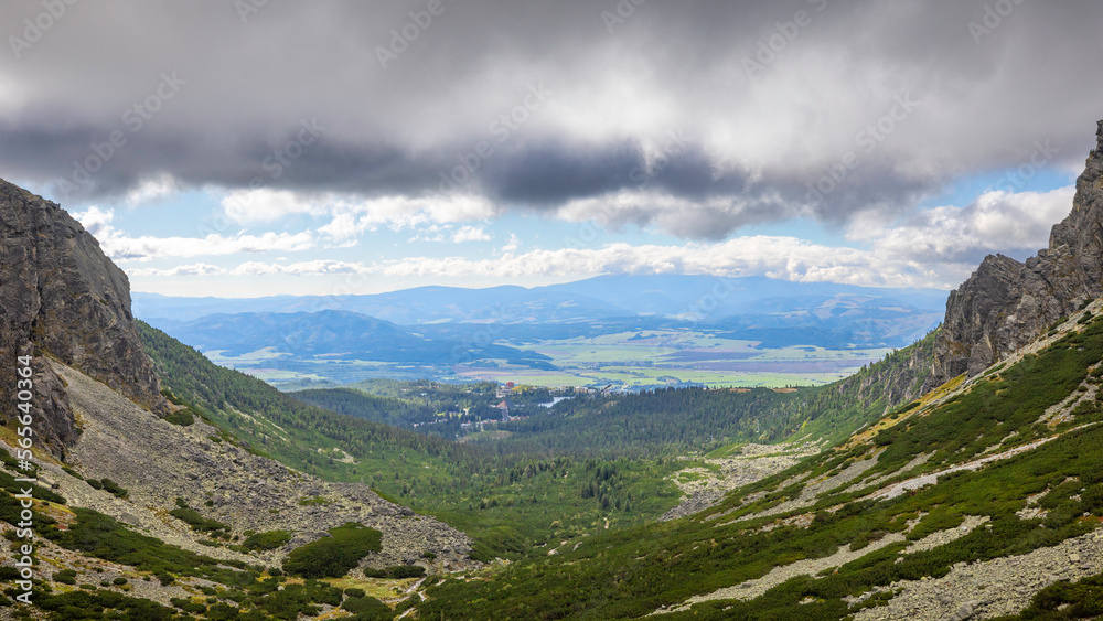 panorama of the mountains, slovakia